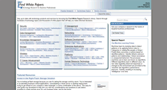 Desktop Screenshot of findwhitepapers.com