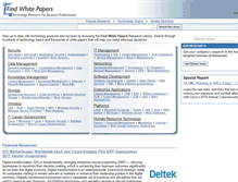 Tablet Screenshot of findwhitepapers.com
